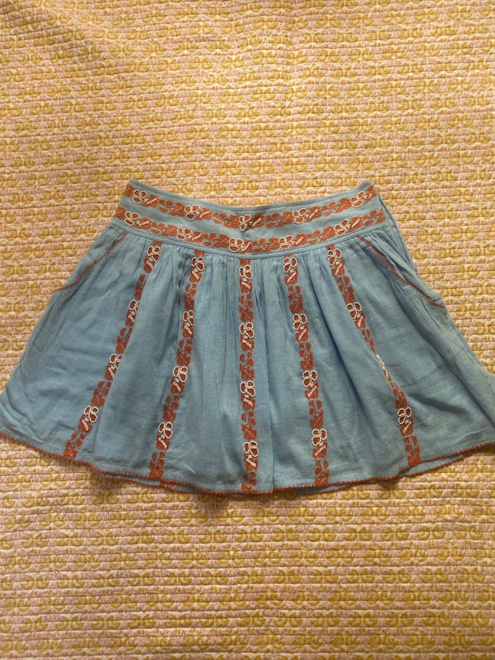 Tory Burch Beaded Mini Skirt